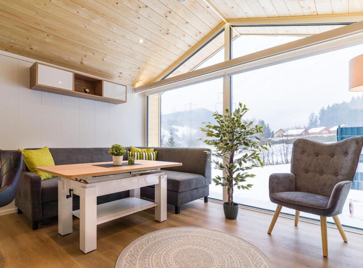 Chalet Stuhleckblick-Ferienhaus Direkt An Der Piste Und Mit Eigener Sauna Spital am Semmering Luaran gambar
