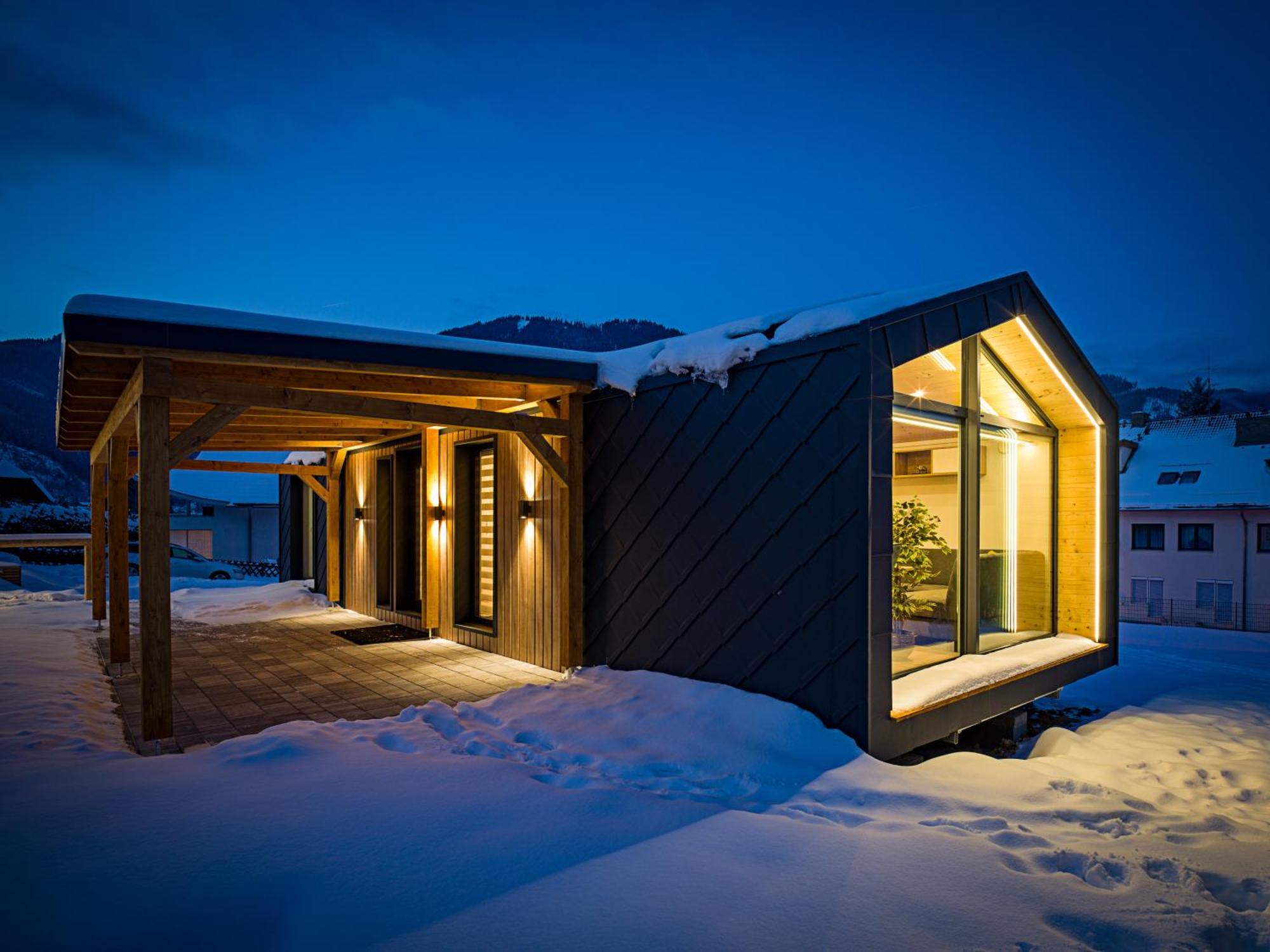 Chalet Stuhleckblick-Ferienhaus Direkt An Der Piste Und Mit Eigener Sauna Spital am Semmering Luaran gambar