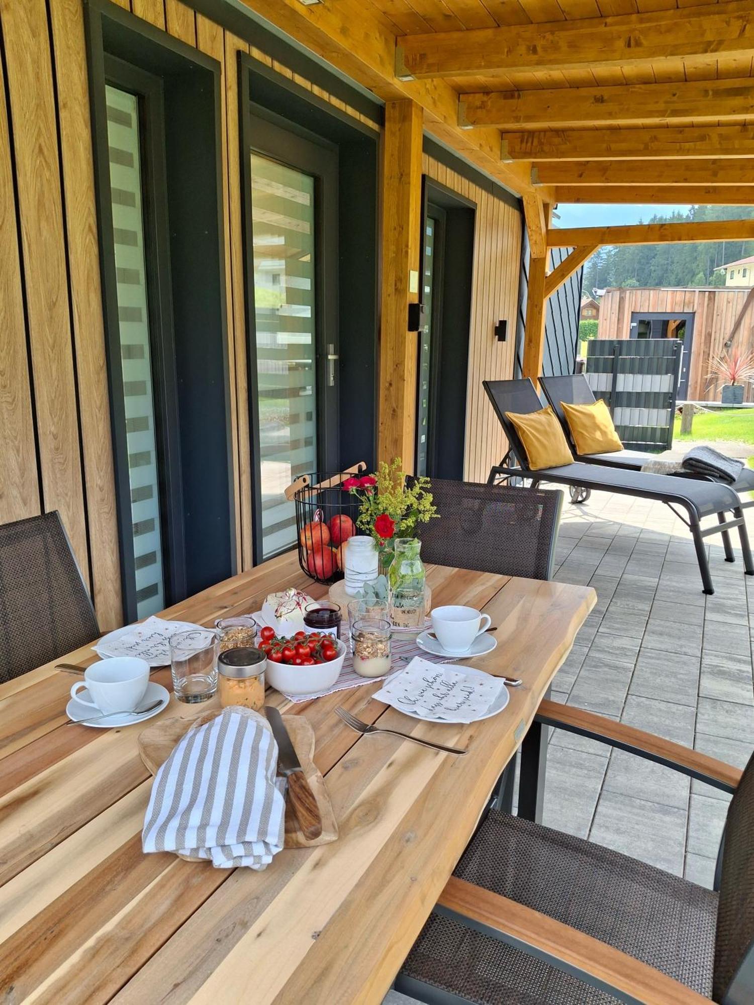 Chalet Stuhleckblick-Ferienhaus Direkt An Der Piste Und Mit Eigener Sauna Spital am Semmering Luaran gambar